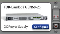 Configure TDK-Lambda GEN60-25